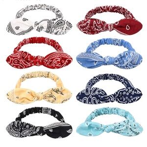 NWT Women’s Set of 8 Bandana Headbands
